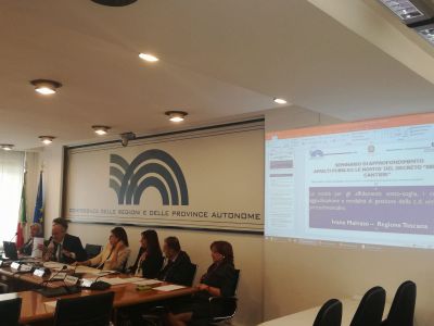 Seminario Conferenza Regioni - Itaca su decreto sblocca cantieri